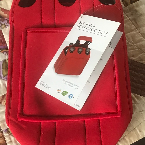 Picnic Time Six Pack Beverage Tote - Picture 7 of 10